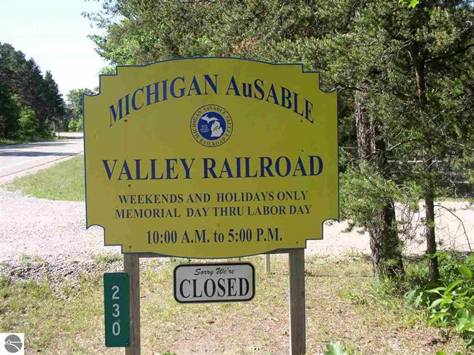 Michigan AuSable Valley Railroad - From Real Estate Listing (newer photo)